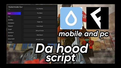 Da hood script mobile fluxus Y))